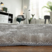 Indochine Modern Solid, Gray/Silver