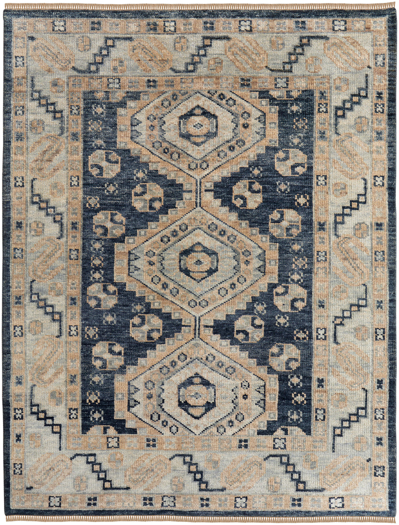 Fillmore Traditional Diamond, Blue/Ivory