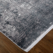 Cadiz Modern Abstract, Gray/Black/Silver