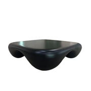 Modern Coffee Table Faux Travertine Textured for Livingroom/Office