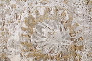 Cadiz Traditional Floral & Botanical, Ivory/Gray/Gold