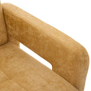Modern Minimalist Casual Single Armchair Living Room, Bedroom, Office Area Upholstered Chair Comfortable Padded Armchair Nordic Style Casual Seating