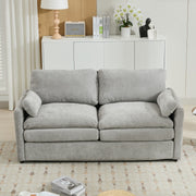 Cozy Upholstered Cushion Loveseat Sofa For Living Room