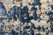 Pryor Modern Watercolor, Blue/Tan/Brown