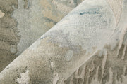 Kendall Modern Abstract, Ivory/Blue/Gray