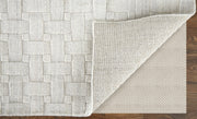 Redford Transitional Solid, White/Silver