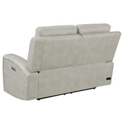 Boyce Grey 2-piece Triple Power Reclining Sofa Set