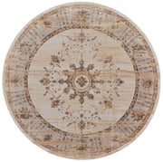 Celene Traditional Bordered, Tan/Brown/Gray