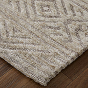 Colton Modern Geometric, Tan/Ivory/Brown