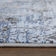 Gaspar Modern Damask, Blue/Gray/Taupe