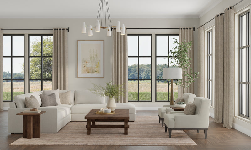 Lakewood Modern Solid, Brown/Black/Gray