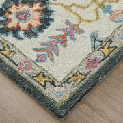Springfield Traditional Floral & Botanical, Gray/Ivory/Blue