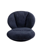 360° Swivel Office Chair, No Wheels
