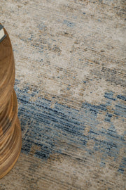 Sonora Modern Abstract, Taupe/Ivory/Blue