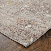Pryor Modern Abstract, Taupe/Brown/White