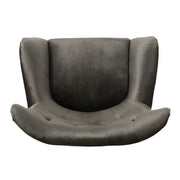 Alyssa - Mid Century Upholstered Arm Chair With Wingback Design