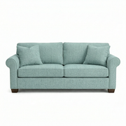 Irlanda Sofa – Made in USA, Custom Fabric Options, Classic Sofa Wholesale Sofa Furniture - Leslie Robins Egg - Fabric