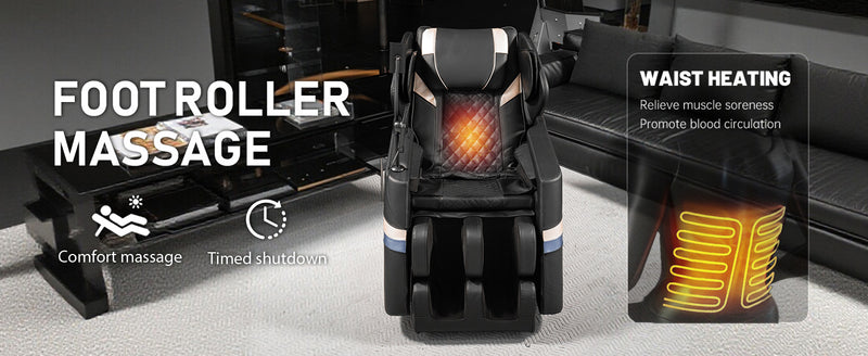 Massage Chair Recliner with Zero Gravity with Full Body Air Pressure