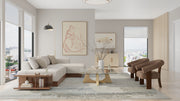 Kendall Modern Abstract, Ivory/Blue/Gray