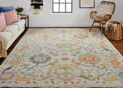 Karina Traditional Persian, Gray/Yellow/Red