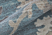 Dartmouth Transitional Abstract, Blue/Ivory/Pink