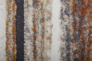Gilmore Modern Stripes, Ivory/Orange/Gray