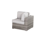 Minnesota - 9 Piece Sectional Sofa Set With Cushions - Gray Mix