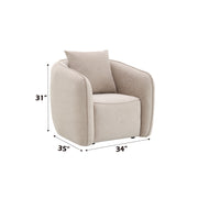 Keith - 3 Piece Living Room Set (Comes With Matching Color Toss Pillows)