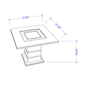 Ariya - 5 Pieces Bar Table And Bar Stool Set