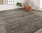 Berkeley Transitional Abstract, Gray/Taupe/Black