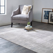 Aura Modern Abstract, Gray/Ivory