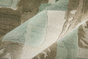 Kendall Modern Abstract, Green/Brown/Ivory