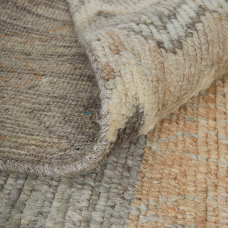 Kasbah Transitional Moroccan, Ivory/Gray/Orange