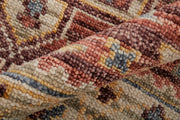 Fillmore Transitional Medallion, Red/Ivory/Gold
