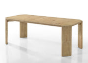 Magnus - 6 Piece Extendable Rectangular Dining Table Set With Dining Bench - Oak