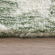 Belfort Traditional Floral & Botanical, Ivory/Green