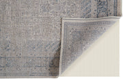 Marquette Transitional Medallion, Taupe/Gray/Blue