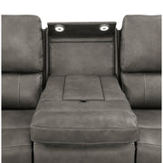 Boyce Charcoal 2-piece Triple Power Reclining Sofa Set