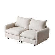 69 in. 2-Seats Modular Sectional Sofa Corner Chair Sofa Couch