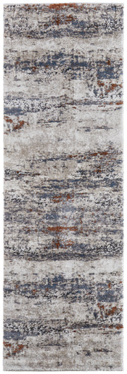 Gilmore Modern Abstract, Ivory/Blue/Gray