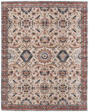 Pearson Traditional Medallion, Ivory/Red/Blue