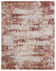 Pearson Modern Abstract, Ivory/Red/Tan
