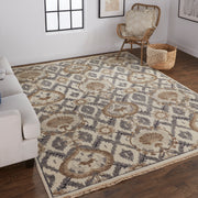 Beall Traditional Oriental, Ivory/Gray/Taupe