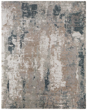 Richmond Modern Abstract, Gray/White/Blue