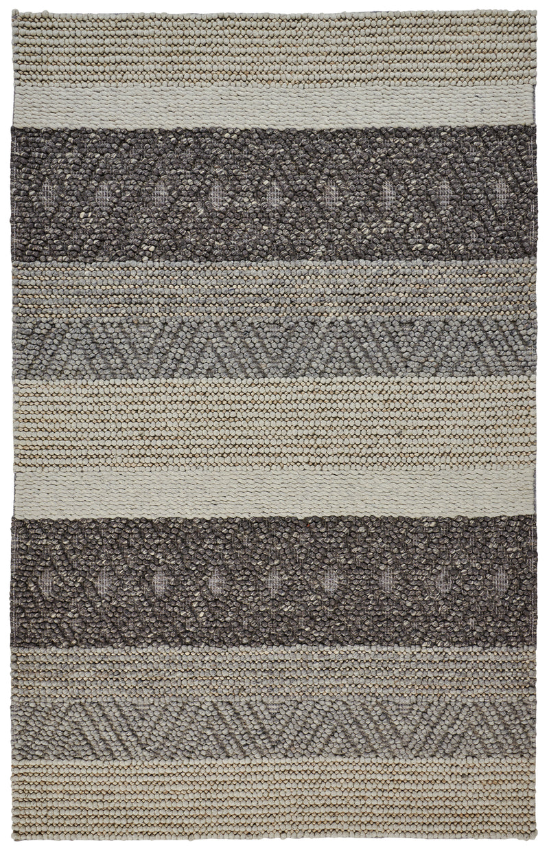 Berkeley Transitional Stripes, Gray/Taupe/Tan