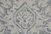 Belfort Traditional Geometric, Gray/White