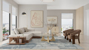 Kendall Modern Abstract, Blue/Gray