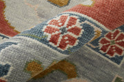 Karina Transitional Floral & Botanical, Red/Gray/Ivory