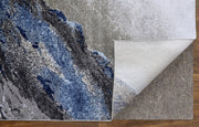 Gaspar Modern Abstract, Blue/Gray/White