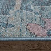 Dartmouth Transitional Abstract, Blue/Ivory/Pink